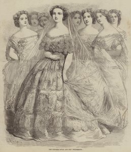 La Principessa Reale e le sue Damigelle da Gustave Janet
